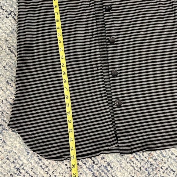 Shannon passero, Halsey Shacket, black and gray stripe, size medium - Picture 7 of 9